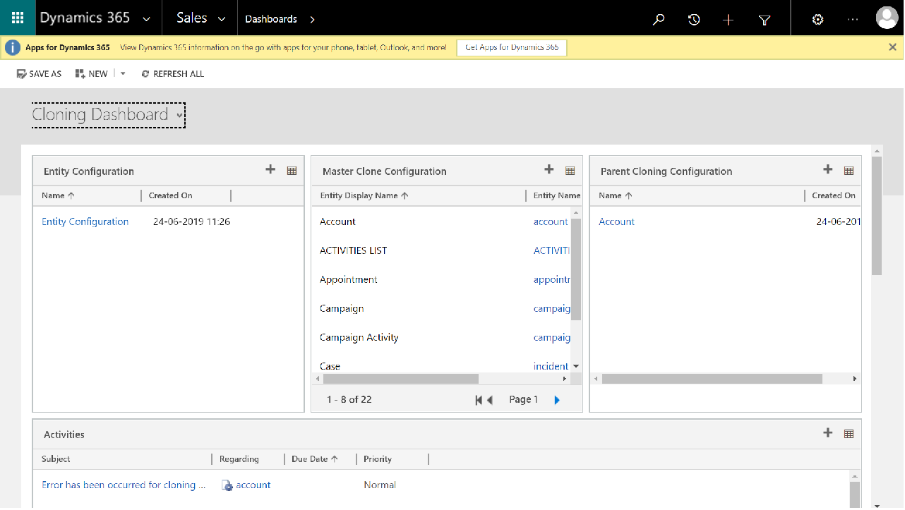 Snapshot 1 of Clone Record With Hierarchy