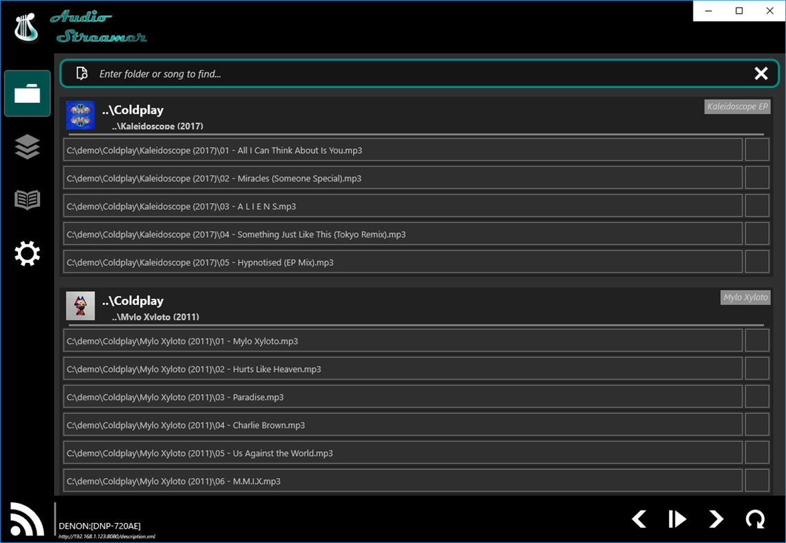 #2. Audio Streamer (Windows) 由: LINOS Software, Inhaber M.Sutter