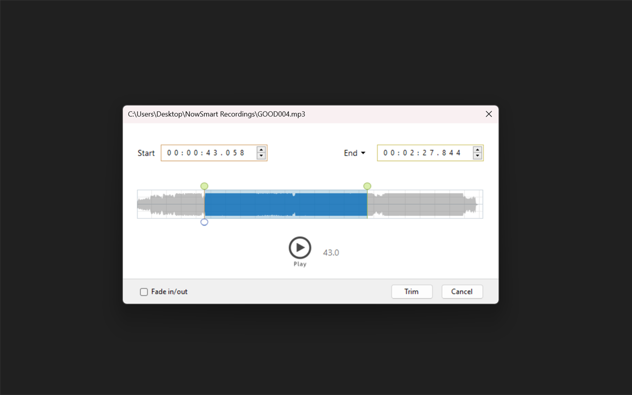 #3. Audio Record Wizard - Voice & Sound Recorder (Windows) Von: NowSmart