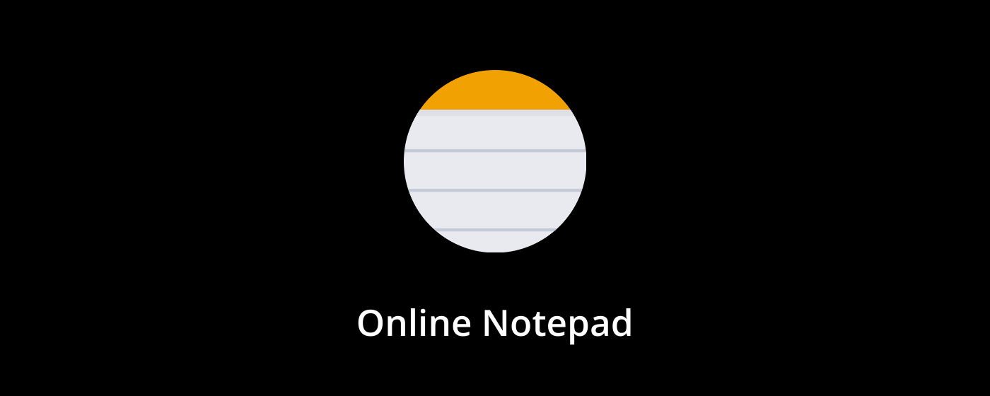 Online Notepad marquee promo image