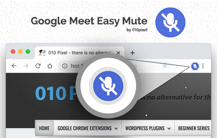 Easy Mute for Google Meet small promo image