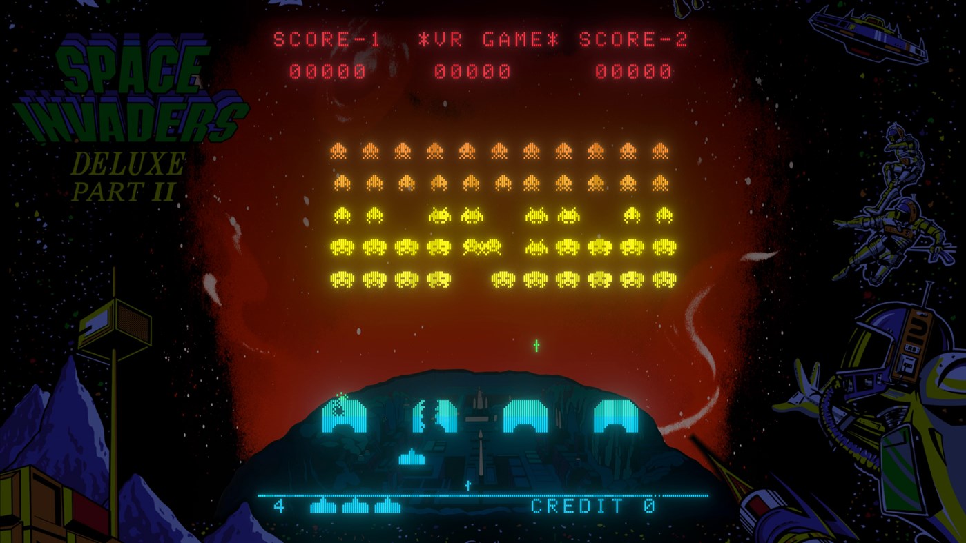 #6. Space Invaders Deluxe Part 2 (Windows) Bởi: VR Game Studio