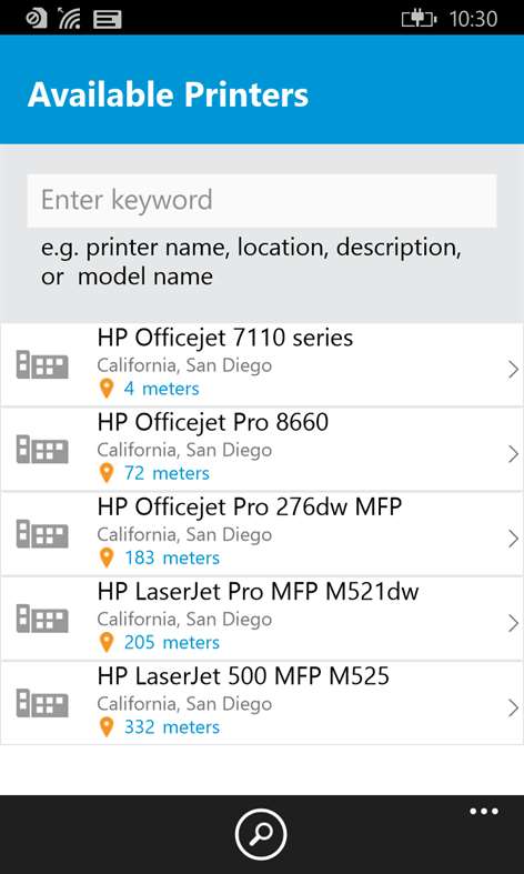 HP ePrint Enterprise Screenshots 2