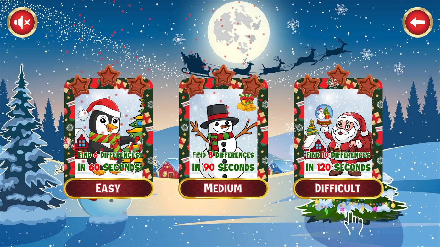 #2. Christmas Find Differences (Windows) Podle: Coloring Book Entertainment