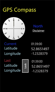 GPS compass screenshot 1