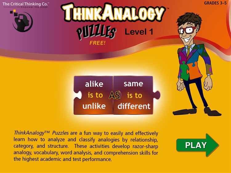 ThinkAnalogy™ Puzzles Level 1 (Free) - PC - (Windows)