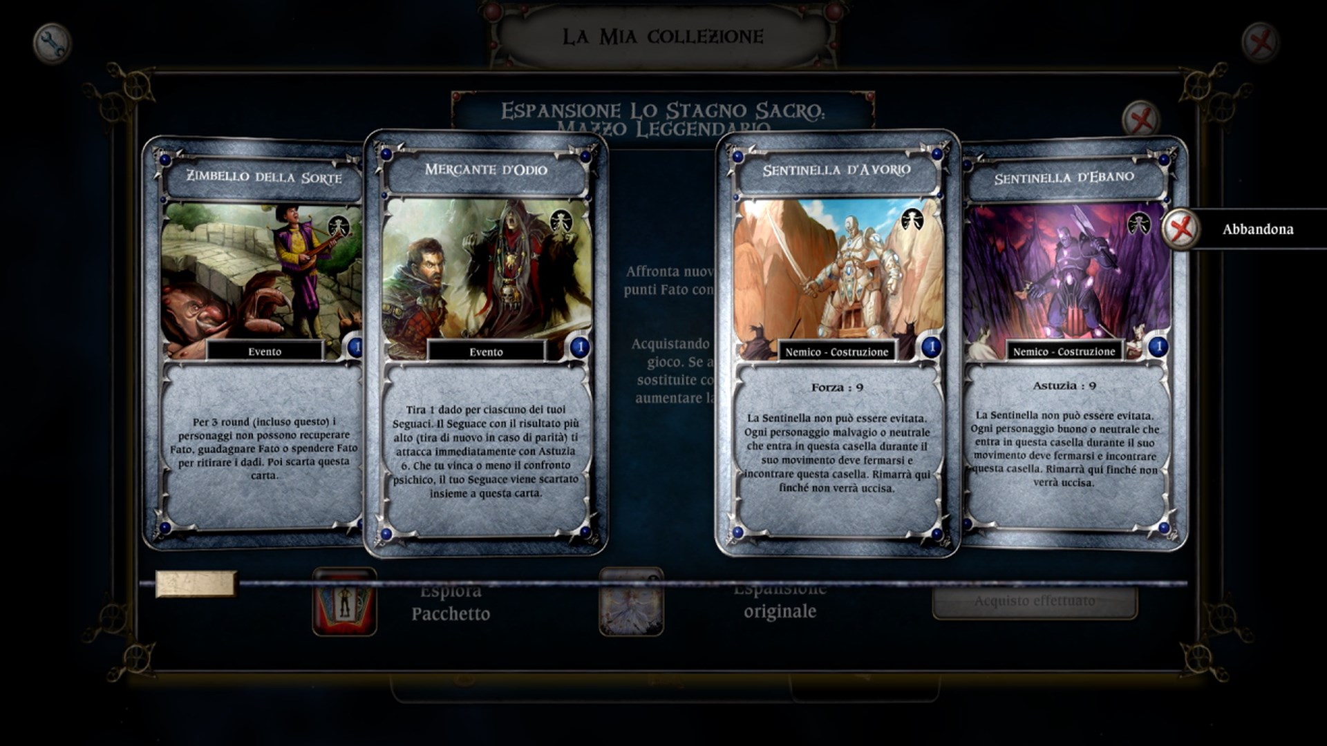 Talisman - The Sacred Pool Expansion: Legendary Deck | Xbox | Chiave | Privato