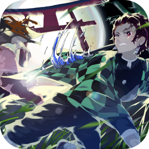 "Demon Slayer" themed 4K wallpaper HomePage icon