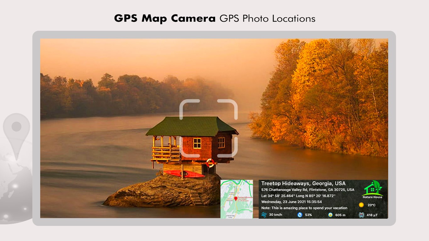 Gps deals map camera