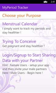 My Period Tracker / Calendar screenshot 8