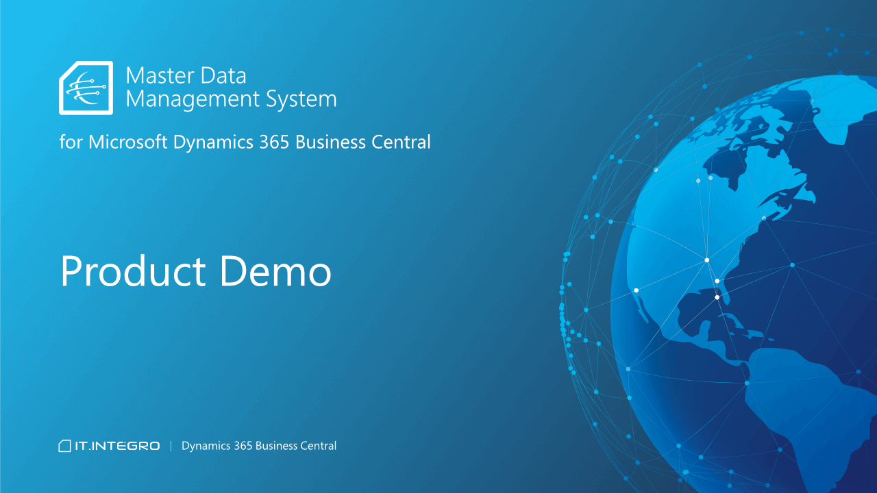 Snapshot 1 of Master Data Management System