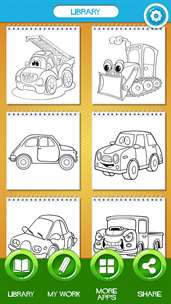 Cars Coloring Pages screenshot 2