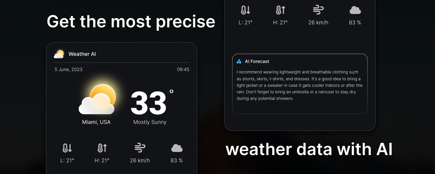 Weather AI marquee promo image