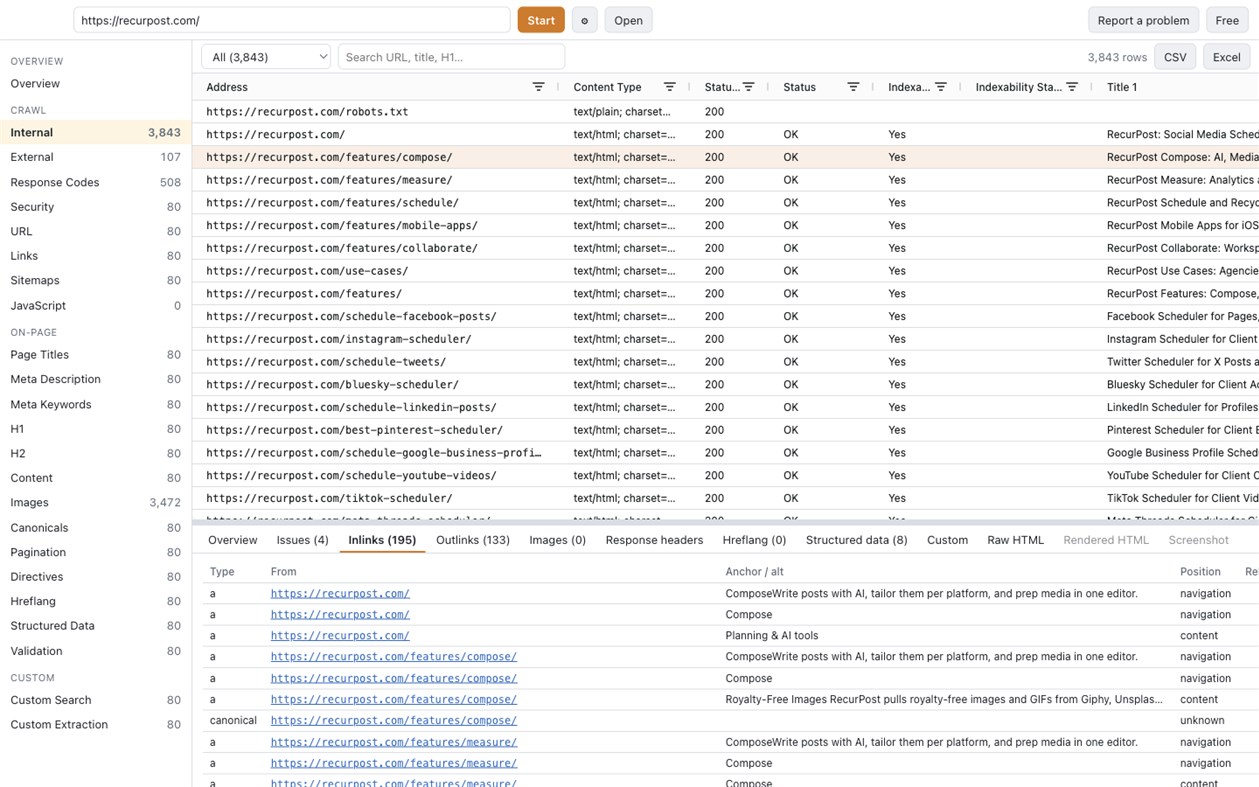 #3. SiteMoth (Windows) Av: RecurPost