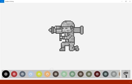 Sandbox Coloring Pixel Art - Color by numbers screenshot 2