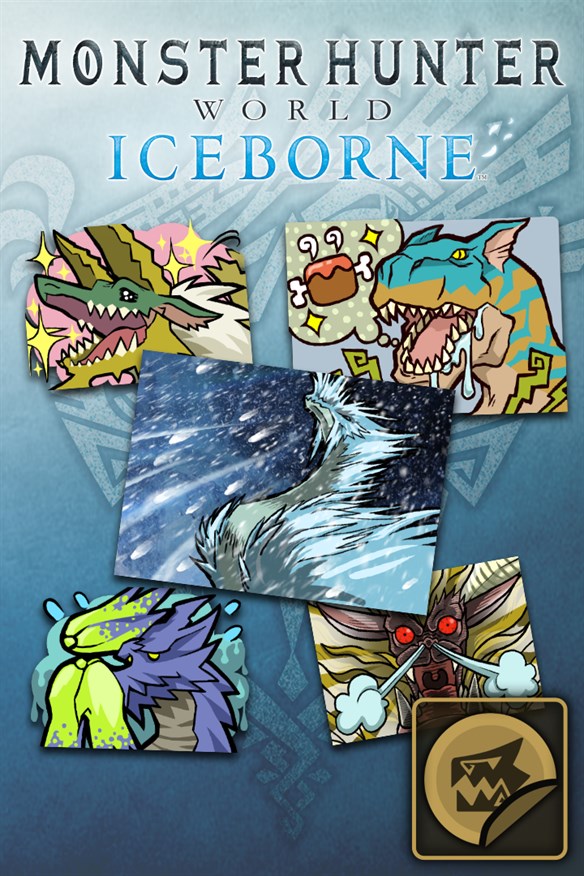 MHW:I Sticker Set: Iceborne Monsters Set Xbox Series X|S and Xbox One cover art