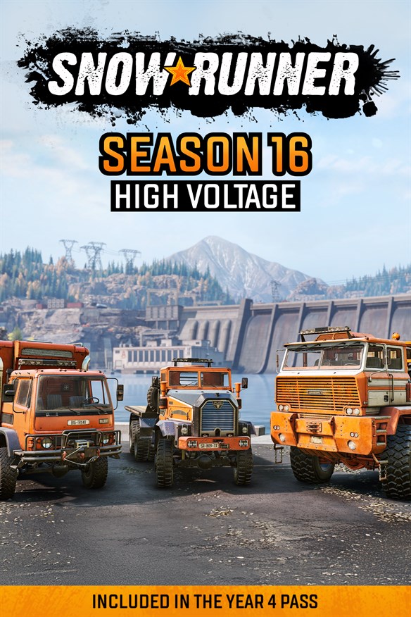 SnowRunner – Season 16: High Voltage Xbox Series X|S and Xbox One cover art