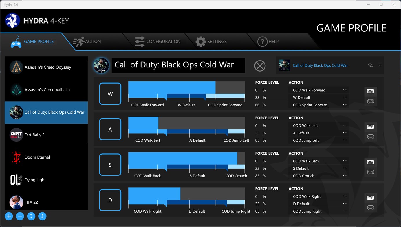 #4. Hydra™ for PERATECH force-enabled keyboards (Windows) بواسطة: Peratech HoldCo LTD