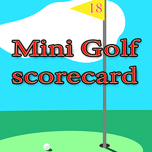 Mini Golf scorecard