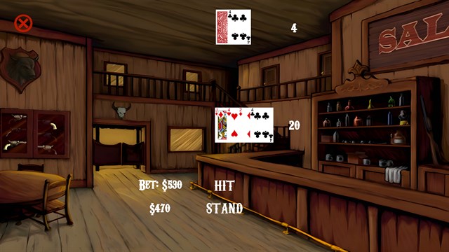 Blackjack Plus - Wild West Cowboy Adventure screenshot 4