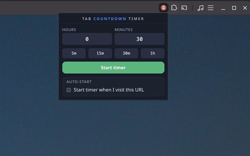 Tab Countdown Timer — Auto Close Tabs