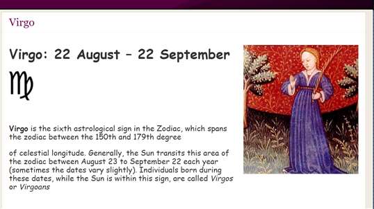 Virgo Astrology and Horoscope screenshot 2