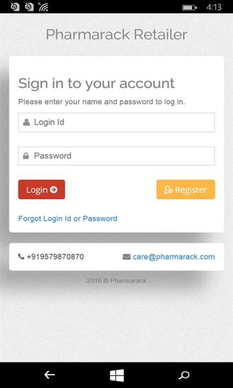 Pharmarack-Retailer Windows Screenshots 1