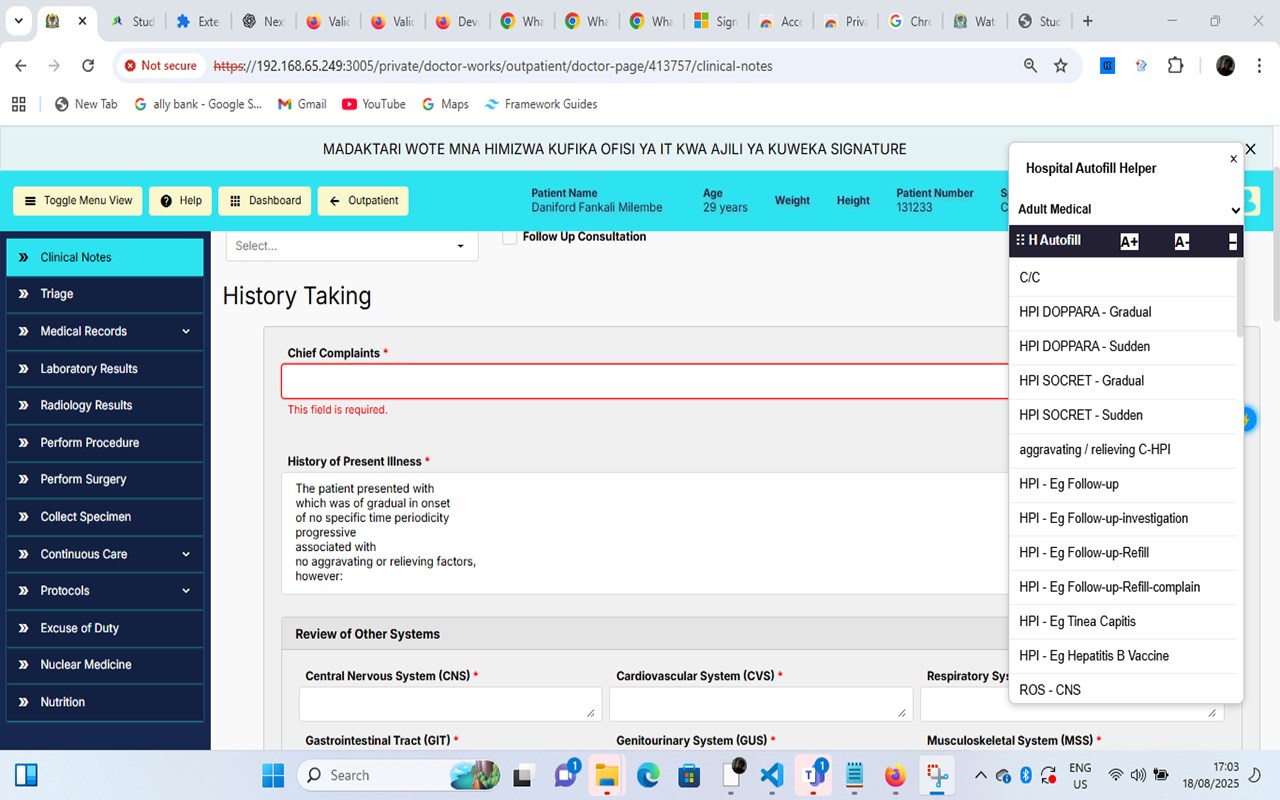 Hospital Autofill Helper - Scopmex (HAH)