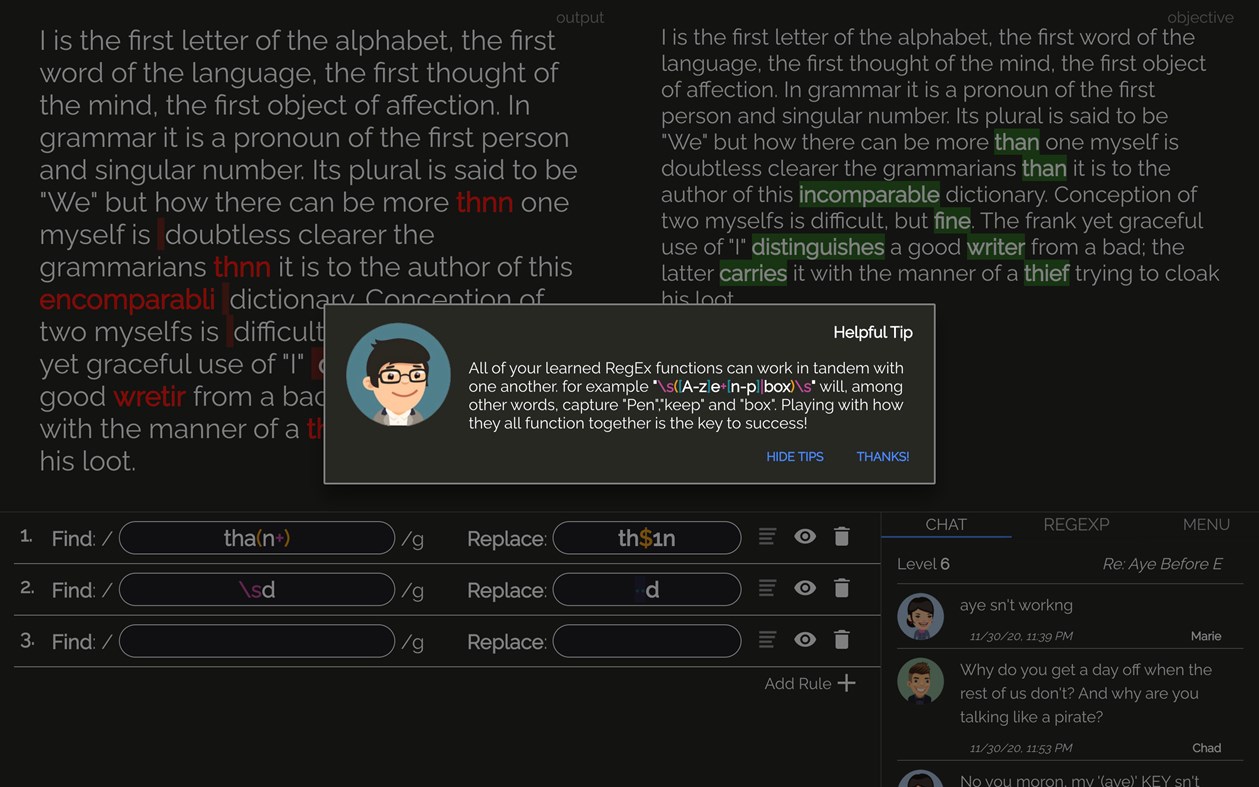 #3. Copy Editor: A RegEx Puzzle (Windows) 由: Cinq-Mars Media