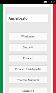 Multi Dizionario Italiano screenshot 4