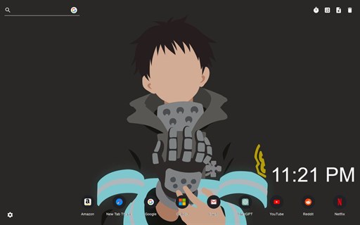 Fire Force Desktop Wallpapers - New Tab Extension