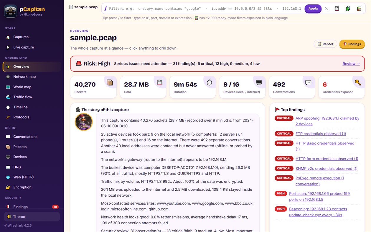 #1. pCapitan (Windows) di: GizmoGoose.com