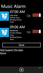 Music Alarm screenshot 2