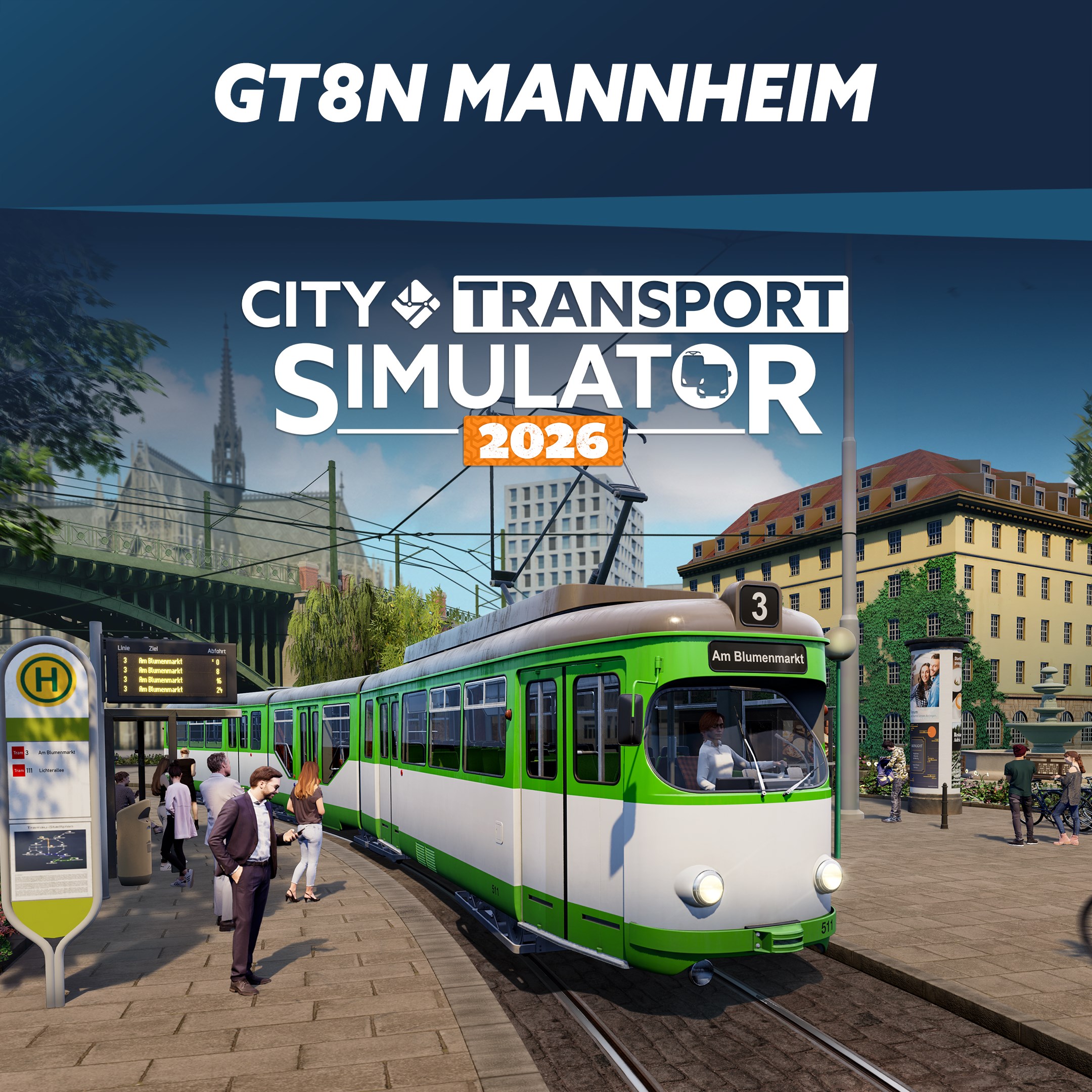 CTS 2026 - Tram DLC: GT8N Mannheim - City Transport Simulator