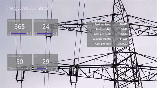 Energiekostenrechner screenshot 1