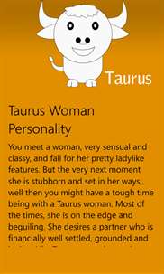 Taurus Personality screenshot 3