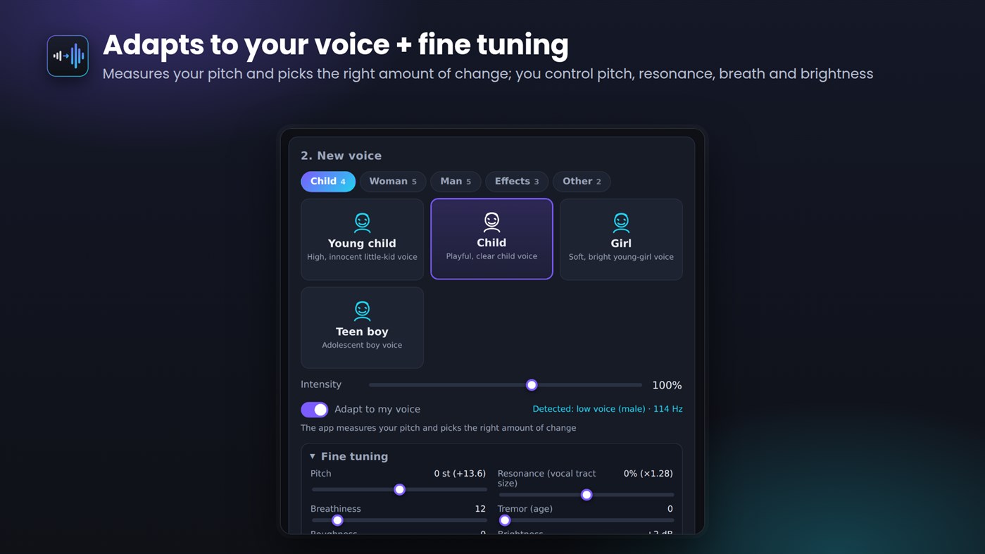 #3. VoxMorph (Windows) Προγραμματιστής: Jotech