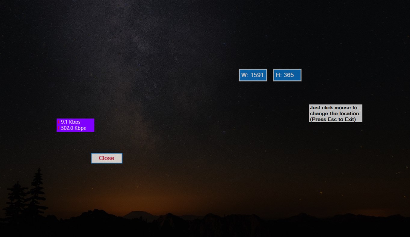 #8. Net Speed Meter (Windows) 由: Zero Byte Software Solutions, zerobytebd.com
