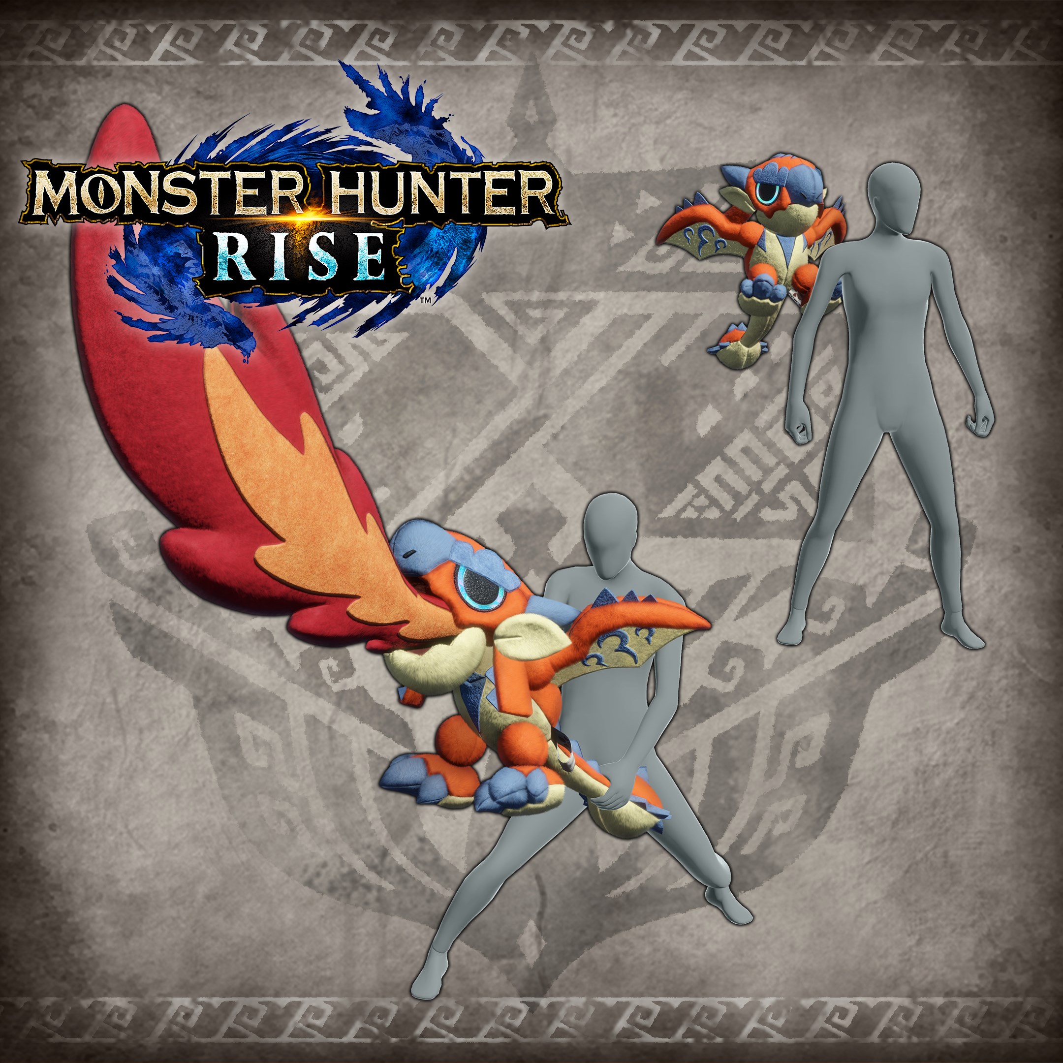 Jäger-Dekorwaffe "Ausgestopfter Rathalos" (Großschwert)