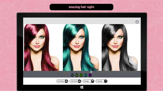 Hair Style Salon & Color Changing Booth screenshot 2