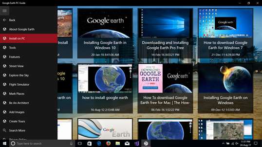 Google Earth PC Guide screenshot 2