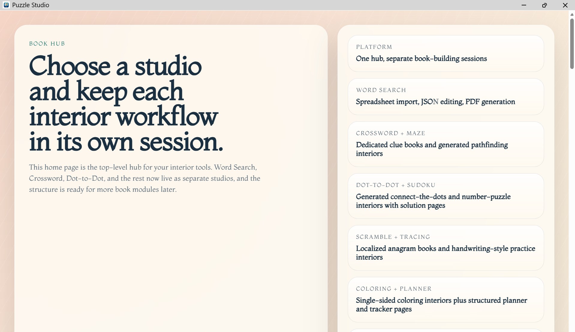 Puzzle Studio screenshot