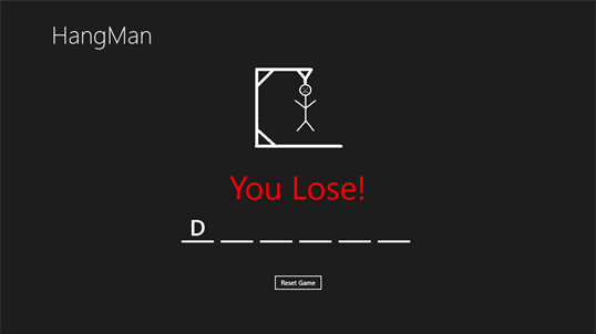 The Hangman Game screenshot 2