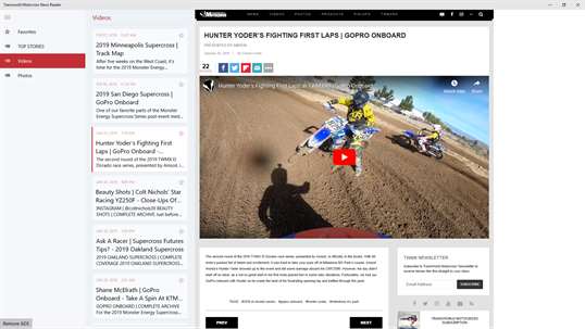 Transworld Motocross News Reader screenshot 2