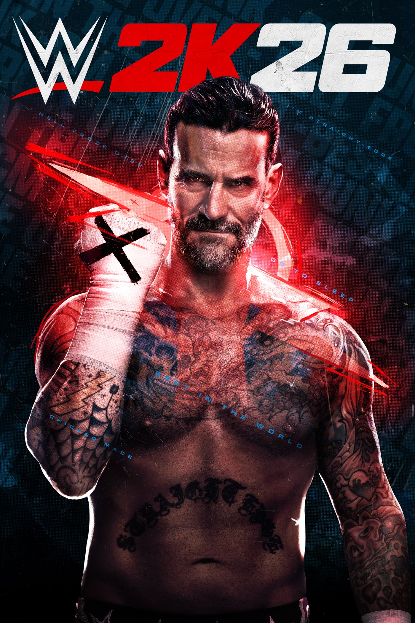 ปกเกม WWE 2K26 Xbox Series X