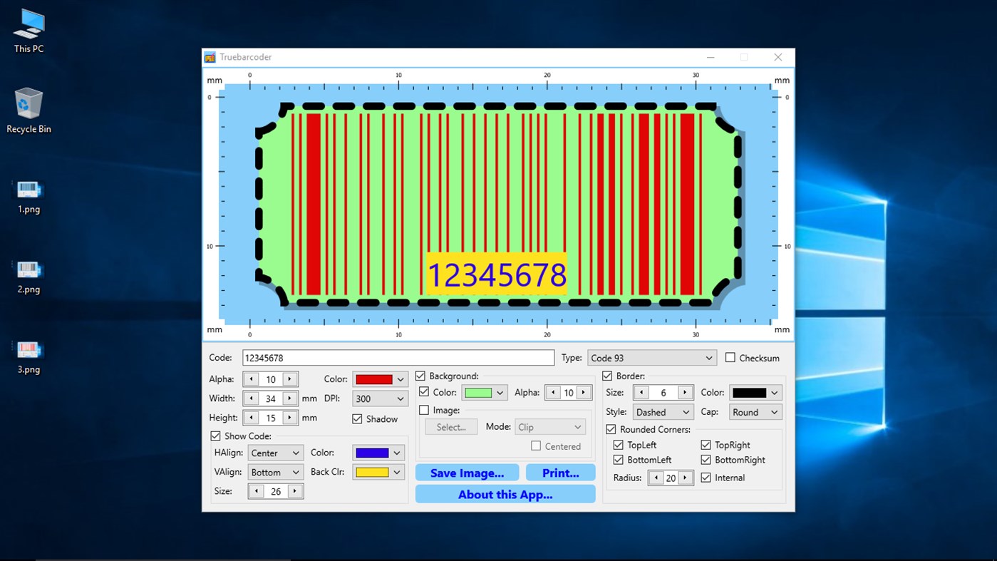 #4. BarCoderPro (Windows) 作者: Amran Apps