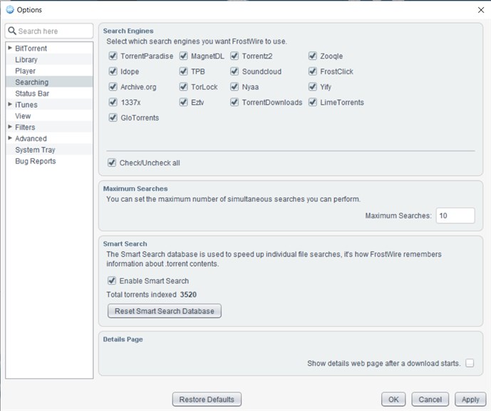FrostWire Torrent Downloader_5