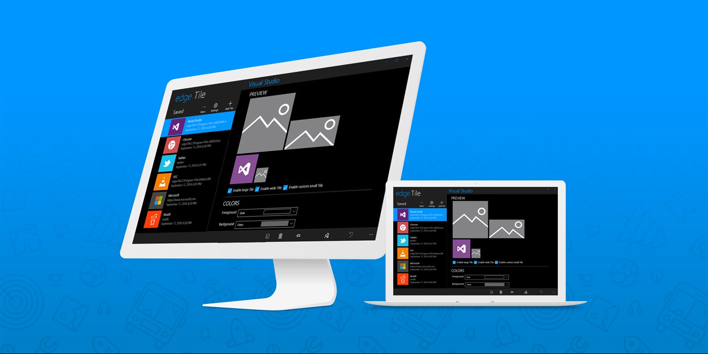 #1. edgeTile (Windows) Podle: Francesco Bonacci