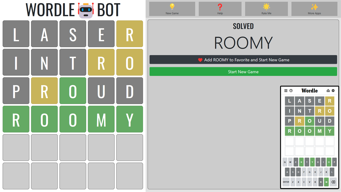 #6. Wordle Bot (Windows) Podle: My App Catalog LLC