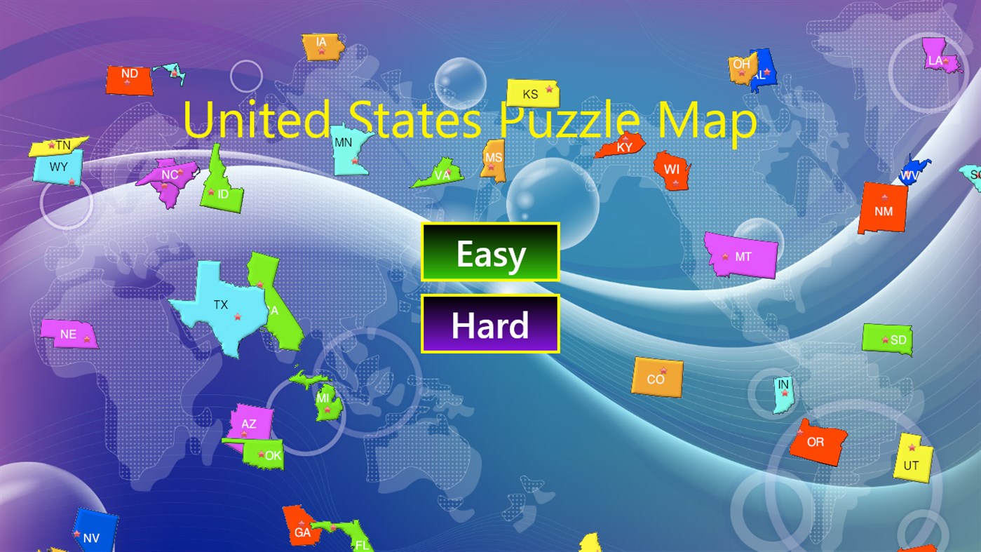 #6. United States Puzzle Map (Windows) Podle: lelesoft